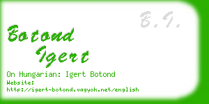 botond igert business card